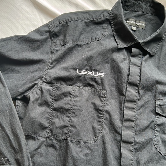 Lexus Toyota Haight & Ashbury Long Sleeve Button Up Mechanic Shirt JDM Uniform - Picture 2 of 7